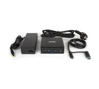 HAMLET - Docking Station Universale per Notebook PD8000 3x USB 3.0 / 2x HDMI / LAN Nero + Power Delivery 85W