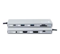 Techly Docking Station 10 in 1 USB-C™ USB HDMI DP Lettore SD/TF RJ45 2.5G/PD Hub