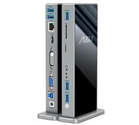 DOCKING STATION 15-IN-1 USB 3.0 MULTI DISPLAY ADJ YORK - ANTI-SCRATCH ALUMINIUM ALLOY
