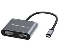 Conceptronic DONN16G - Docking station USB 3.2 Gen 1 4 in 1, HDMI, VGA, USB-A 3.0, 100 W USB PD