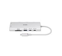 DOCKING STATION D-LINK DUPA01, USB-C 3.1 - HDMI 2.0, 2x HDMI 2.0, 2x USB-C 3.1, 1x USB-A 3.1