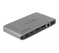 Docking station DeLOCK Thunderbolt 3 8K - Doppia porta DisplayPort / USB / LAN / SD / Audio / PD 3.0 - Nouvo