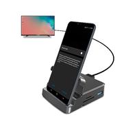 Docking station GKI, telefono cellulare USB C a hub HDMI 4K, docking station 8 in 1, supporta la modalità DP Alt, compatibile con Samsung Dex.
