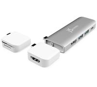 DOCKING STATION J5CREATE JCD387 - 8 Porte USB-C HDMI Ethernet USB 3 Supporto 4K