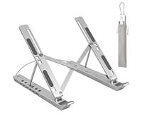 Docking Station Laptop - Supporto Pieghevole Raffreddamento USB, Holder Tablet RGB | Per Scrivania Computer Monitor Display Ufficio Casa Lavoro Ricarica Facile Sicuro Comodo Ergonomico Pratico