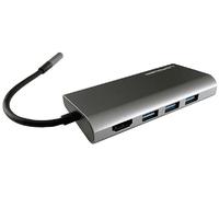 DOCKING STATION LC POWER LC-HUB-C-MULTI-5 - 5 Porte USB-C HDMI Ethernet USB 3 Supporto 4K