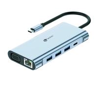 Docking station Leotec 11in1 (1xusb-c Pd100/ 3xusb3.0/ 1xusb-c/ 1