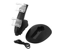 Docking Station Per Caricabatterie Con Doppio Supporto Di Ricarica Per Controller Per 4 Slim Pro Accessorio Di Ricarica Facile Nero Per Mantenere I Tuoi Controller Sempre Pronti Du