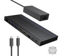 Docking station per computer portatile, dock WAVLINK per tre monitor, doppia DisplayPort, HDMI