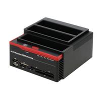 Docking station per HDD Docking station multifunzionale per disco rigido IDE e SATA da 2,5/3,5" Docking station per HDD USB 3.0 Docking station per HDD a tre vie