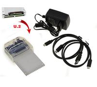 KALEA-INFORMATIQUE Docking station USB 3.1 10G per SSD U2 NGFF SFF-8639 con alimentazione 3A. Velocità di trasferimento dati 900MB/s