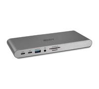 LINDY Station d'accueil USB 3.2 Type C pour Ordinateur Portable - 5K DP, HDMI, PD 3.0 100 W, USB 3.2 Gen 1, Gigabit, SD, MicroSD, Audio