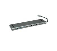 DOCKING STATION ROLINE 12.02.1117 - 8 Porte USB-C HDMI Ethernet USB 3 Supporto 4K