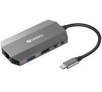 Docking station Sandberg USB-C 6in1 Travel Dock