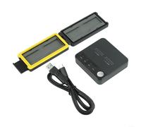 Docking station SSD M.2 dual-bay con corpo in lega di alluminio e ventola di raffreddamento attiva per prestazioni sostenute