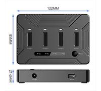 Docking station SSD M.2 NVME a 4 alloggiamenti con spina UE