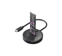 Docking station SSD M.2 NVMe e SATA, ICY BOX 10Gbps M.2 NVME SSD Reader adattatore esterno per chiavi M e B+M, senza attrezzi, dimensioni per docking station per unità M2 22110 2280 2260 2242 2230