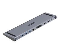 Docking Station Unitek USB-C 4K DisplayLink 100W Nero