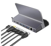 Logilink Docking Station USB-C™ 6 in 1 per Steam Deck™, iPad. Tablet