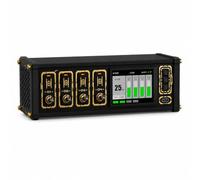 Docking station USB a 8 porte, splitter USB C a 8 porte, espansore desktop | 4 interruttori a levetta indipendenti, display IPS da 2,4 pollici, controller di gestione dell'alimentazione