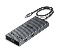 DOCKING STATION USB C 10GBPS DOPPIO HDMI 4K 60HZ HUB ADATTATORE REVODOK PRO 2102