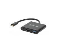 Manhattan Docking Station USB-C™ a HDMI 3-in-1 con Power Delivery