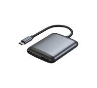 Docking Station USB-C Compatibile Duale 4K@60Hz Adattatore per Laptop PD100W Supporta il Mirroring e L'Estensione MST Dello Schermo