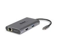 Hamlet Replicatore di Porte per Notebook Cablato USB Type-C Grigio - HDKC-PD400V