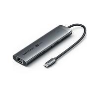 Docking station Vention TGUHB USB-C HDMI RJ45 8-in-1 4K 100W PD 0.15m grigio