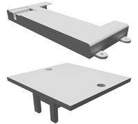 Docking Station Wall Mount for Dell Latitude 7400 2-in-1 - WD15/WD19 Compatible