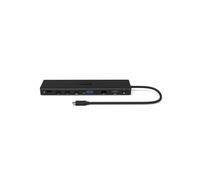 Port Connect - Docking station 4K USB-c 100W per 11 dispositivi, colore: Nero