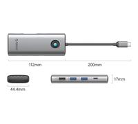 Docking USB-C Orico PW11 8 porte HDMI 2.0 VGA Ethernet