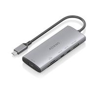 Docking USB Tipo-C Aisens ASUC-6P029-GR- 1xHDMI- 1xUSB- 2xUSB Tipo-C- 1xLector de Tarjetas- Gris