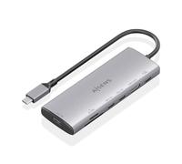 Docking USB Tipo-C Aisens ASUC-7P031-GR- 1xHDMI- 1xUSB- 2xUSB Tipo-C- 1xLettore di Schede- 1xUSB Tipo-C PD- Grigio