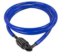 DocksLocks Cavo di sicurezza diritto antifurto resistente alle intemperie con lucchetto a combinazione ripristinabile, 3 m