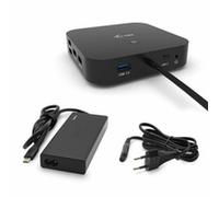i-tec USB-C Dual Display Docking Station with Power Delivery 65W + Universal Charger 77 W