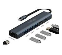 Dockstation Nilox NXDSUSBC06 Grigio Multicolore