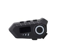docooler Auricolare del Casco Motociclistico.4 con Luci Ambientali a Colori, Auricolare Motociclistico Wireless con Radio FM, Display LCD, Riduzione del Rumore, Assistente Vocale,