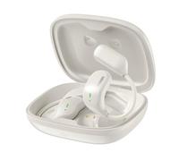 docooler Auricolari Indolenziosi Auricolari, Auricolari Traduciti con Traduzione in Tempo Reale di 130 Lingue, Cuffie Wireless con Cassa di Ricarica Touchcreen, Cuffia da Gioco a Bassa (Bianco latte)