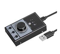 docooler Manopola del Volume USB Regolatore Audio per PC con disattivazione Audio 3 modalità Plug & Play Controllo del Volume degli Altoparlanti Manopola