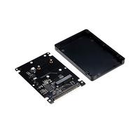 docooler mSATA a 2,5" 44PIN Pata/IDE SSD HDD mSATA a Piede Scatola Adattatore Convertitore, Nero
