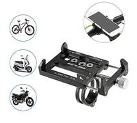 Docooler Porta Cellulare Bici Lega di Alluminio per Staffa di Montaggio per 3.5 -6.2 Inch Telefono Mobile per Android per iPhone