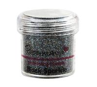 Docrafts - Polvere per Stampa in Rilievo, Colore: Nero Glitter