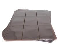 docsmagic.de 10 18-Pocket Pages Brown - Sideloading - 11 Holes - MTG PKM YGO - Pagine Marrone