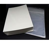 docsmagic.de 100 DIN A4 Magazine Size Resealable Bags + Backing Boards - Combo Pack 216 x 297 mm - 8.5 x 11