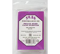 docsmagic.de 100 Small Size Card Sleeves Clear - 59 x 86 Standard - 62 x 89 - YGO