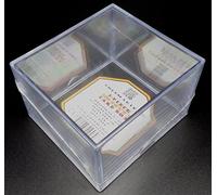 docsmagic.de 2-Piece Card Box 200-Count Slide - Clear Acrylic Deck Storage