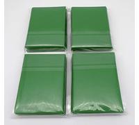 docsmagic.de 4 x 60 Double Mat Green Card Sleeves Small Size 62 x 89 - Verde - Mini Bustine - YGO