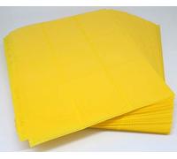 docsmagic.de 50 18-Pocket Pages Yellow - Sideloading - 11 Holes - MTG PKM YGO - Pagine Giallo
