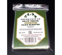 docsmagic.de 50 Premium Thick Card Sleeves - 130 pt - 3" x 4" Standard Size - 71 x 94 mm Bustine